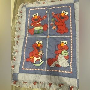Vintage Elmo Baby Blanket